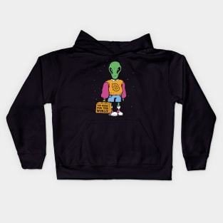 Too Weird For This World Kids Hoodie